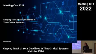 Keeping Track of your deadlines in time critical systems - Matthias Killat - Meeting C++ 2022