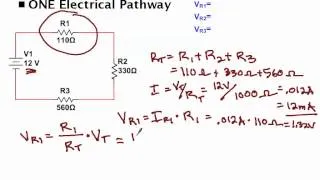 Calculating Voltage Drop Across Resistors