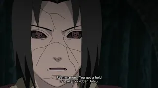 Naruto Shippuuden - Sasuke test his new eyes, Meet reanimation Itachi Uchiha