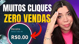 RESOLVIDO: AFILIADO MUITOS CLIQUES E POUCAS OU NENHUMA VENDAS (5 motivos)