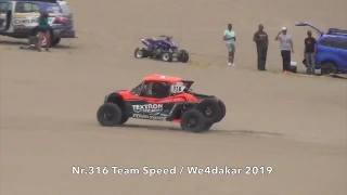 Nr.316 Team Speed, Dakar Rally 2019. met Robby Gordon & Kellon Walch.