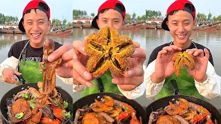 He can eat a lot of seafood every day || Eat seafood Ep 23