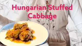 Hungarian Stuffed Cabbage - Töltött Káposzta