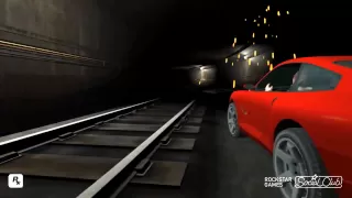 GTA 4 -Car VS Train (HD)