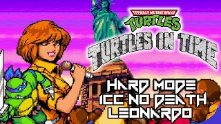 Teenage Mutant Ninja Turtles : Turtles in Time 1cc ALL Hard/Leonardo/NoDeaths