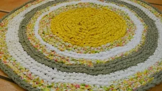 Learn the Formula to Make a CIRCLE Crochet Rag Rug Part 1