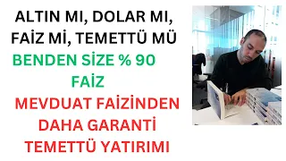 Size yıllık % 90 Faiz Ödesem Bile Zarardasınız. Dolar Mı Altın Mı Temettü Mü Mevduat Faizi Mi