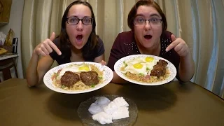 Hawaiian Loco Moco And Haupia | Gay Family Mukbang (먹방) - Eating Show