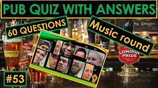 #53 Lockdown Pub Quiz. Music Picture and Connection rounds