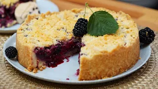 Summer Delight: Simple and Delicious Blackberry Tart Recipe! 🍇 - Chef Paul Constantin