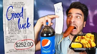 Letting Fast Food Employees DECIDE What i Eat for 24 HOURS! (IMPOSSIBLE FOOD CHALLENGE)