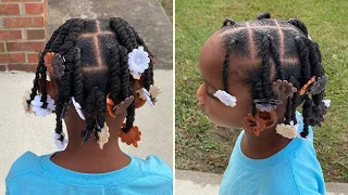 Ponytail & Twists | Barrettes | Fall Looks | Kid Friendly