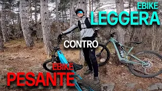 Ebike leggera contro Ebike pesante