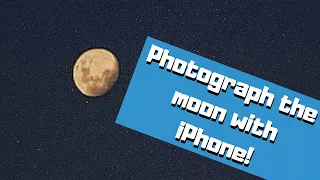 How to photograph the moon with iPhone 11 pro |2020