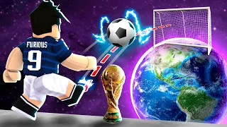 JOUER AU FOOT JUSQUE DANS L'ESPACE dans ROBLOX ! - Roblox Goal Kick Simulator