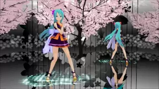 【MMD】千本桜（黒うさP）ダンス練習用動画〔ただのん式〕〔固定カメラ〕【HD】【CC】