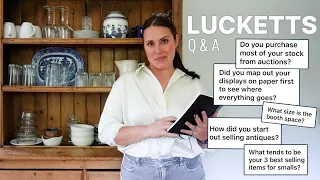 Lucketts 2022 Q&A | What it's like to be an Antique Dealer at a Vintage Market
