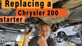 Easy Steps to Remove the Starter from a 2015 Chrysler 200 | DIY Guide