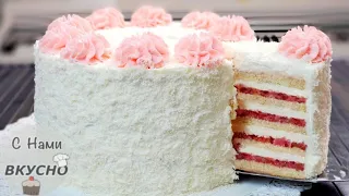 In 15 minutes 😲GUESTS WILL EAT THE WHOLE CAKE ‼💮Very Delicious strawberry 🍰 cake! Simple recipe!