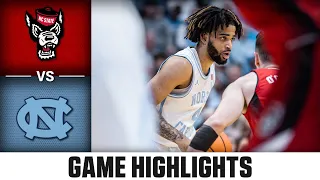 NC State vs. North Carolina Game Highlights | 2023-24 ACC Men's Basketball