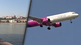 DOUBLE LOW PASS over the Danube | Wizz Air Airbus A321-271NX | Foundation Day Airshow Budapest 2023