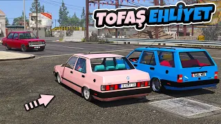 Tofaş Ailesi Arabalar Orta Seviye Zorlukta Ehliyet Sınavında - GTA 5