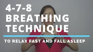 4-7-8 Breathing Technique to Relax Fast and Fall Asleep