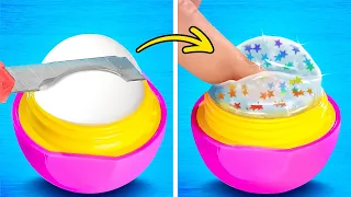 ¡Manualidades de juguetes de burbujas hechos con cinta de nano! 🤩💖 ¡Increíbles manualidades!