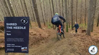 Shred the needle. New Grade 5 trail at Woodhill MTB park.