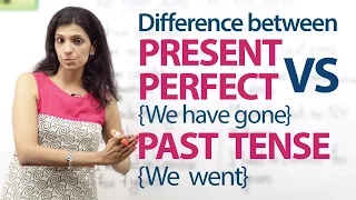 Present Perfect tense (We have gone) and Simple past tense (we went) – English Grammar Lesson