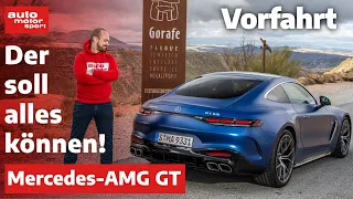 Mercedes-AMG GT: Sportwagen, Business-Limo, oder Familienkutsche?  Vorfahrt | auto motor und sport