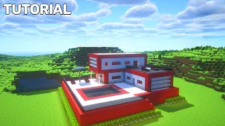 Minecraft Modern Mansion Tutorial🏡 (#49)