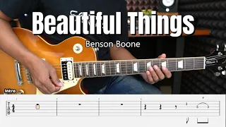 Beautiful Things - Benson Boone - Guitar Instrumental Cover + Tab