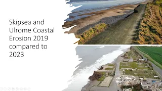 Coastal Erosion Yorkshire East Coast 2019 v 2023