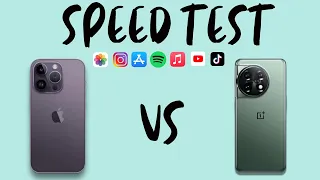 Speed Test | iPhone 14 Pro Max VS One Plus 11
