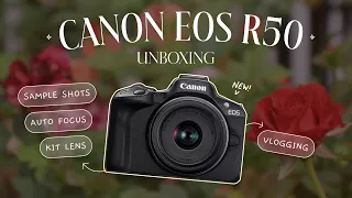 canon eos r50 📸📦 unboxing camera, camera test, iPhone 12 pro comparison *non-sponsored* 2023