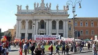 Rom im Alarmzustand: Behörden fürchten Krawalle am Protest-Samstag