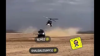 "КАМАЗ" задел вертолет на "Дакаре"