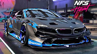 BMW i8 build and Gameplay NeedForSpeed HEAT