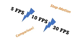 5 FPS vs. 10 FPS vs. 30 FPS I Stop-Motion Comparison