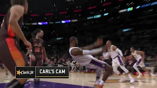 LeBron James Shows Crazy Ninja Moves With Dunk In Transition!