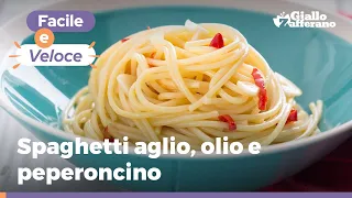 SPAGHETTI AGLIO OLIO E PEPERONCINO: facilissimi e super cremosi!