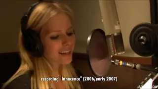 Avril Lavigne Recording In The Studio (compilation)