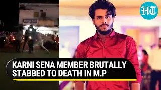 Chilling murder of Karni Sena member caught on camera in M.P; Accused arrested, house bulldozed