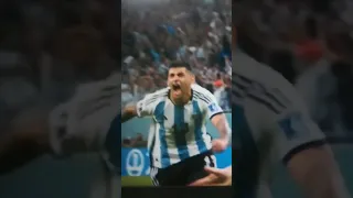Romero's reaction after Messi's goal vs Australia #argentina #messi #romero #Goal #australia #wc2022