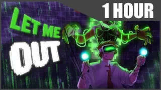 FNAF GLITCHTRAP SONG "Let Me Out" (feat. Dawko) Lyric Video [1 Hour Version]