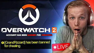 I Played Against a CHEATER that got Banned LIVE and couldn't believe my eyes... (Overwatch 2)