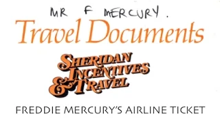 [341] Freddie Mercury's Airline Ticket (1984)