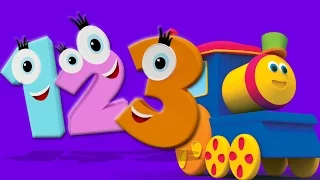 Боб Поезд номер песни | 3D Обучающие видео | 3D Educational Video | Bob Train Number Song