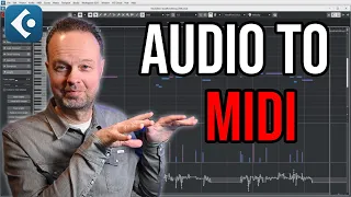 Converting an audio track to midi in Cubase; what are the options?